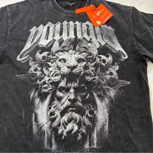 Young LA Warlord King oversized boxy T-Shirt NWT large